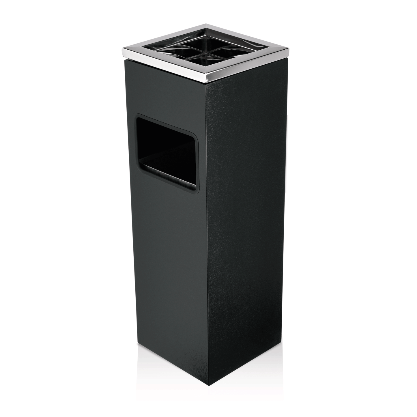 Was Standing Ashtray, Powder-Coated Steel, Black, 596 x 205 mm
