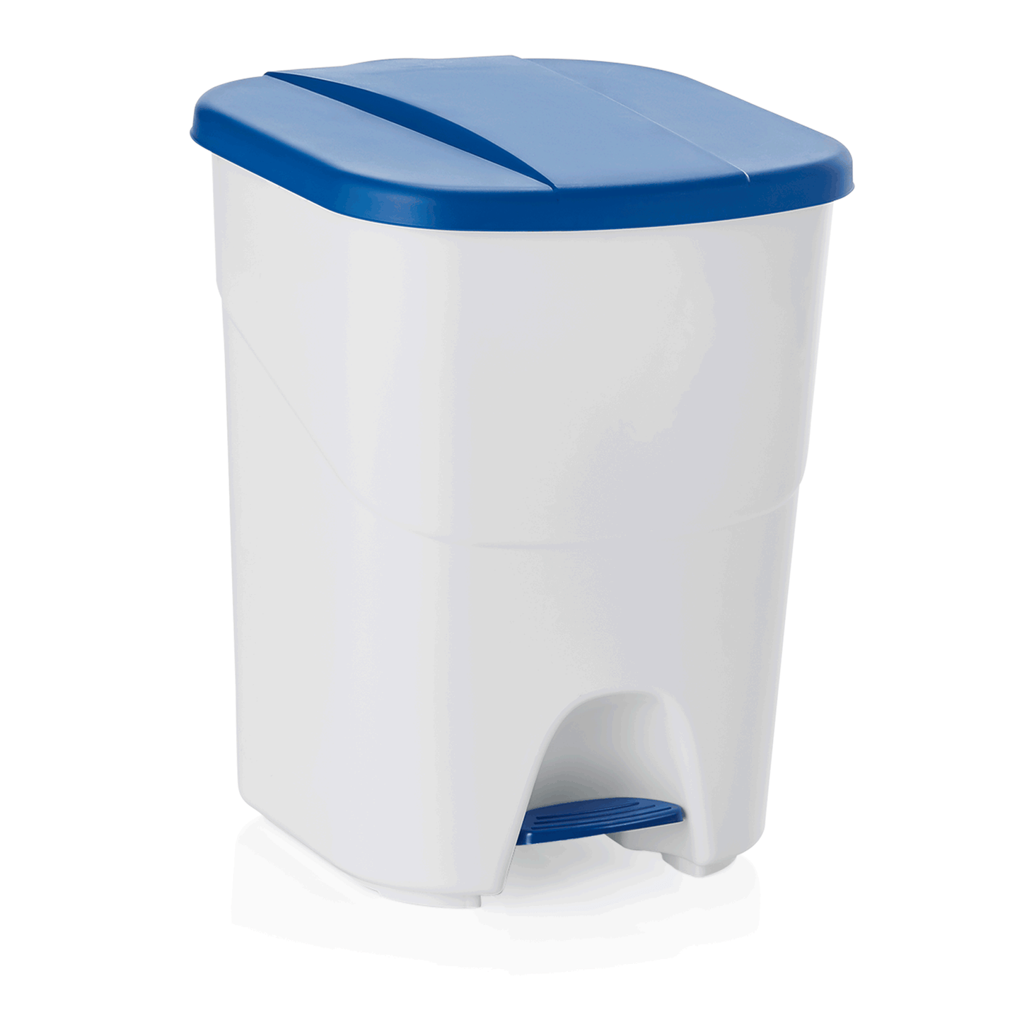 Was Made-in-EU Pedal Bin, Blue, 40 L