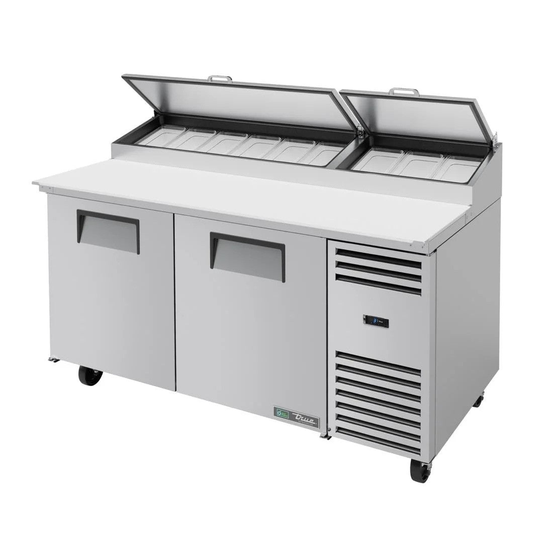 Pizza Prep Table, 2 Door, 583 L, 9x GN 1/3