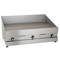 Electric Griddle, Smooth, 9 kW, 50-300°C, 3 Zones