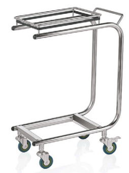 Bin Liner Trolley, 510×350×800 mm, Steel