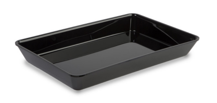 Acrylic Presentation Tray, 420x280x60mm, Black