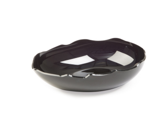 Acrylic Salad Display Dish, 300x210x75mm, Black