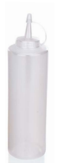 White Squeeze Bottle, 700 ml, Set of 6