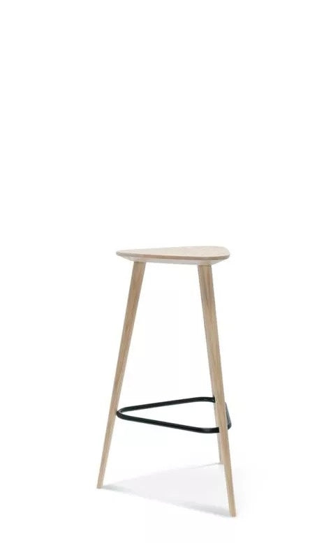 Fameg Bar Stool BST-1609/75 Finn, Bentwood Beech, 750 mm Seat Height