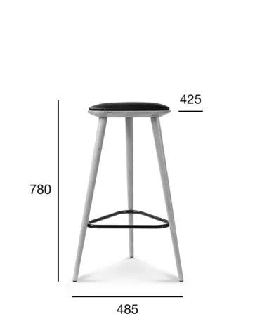 Finn Bar Stool, Bentwood Beech, 750 mm Seat Height