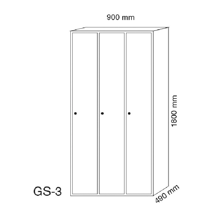 Metal Wardrobe, Institutional Locker