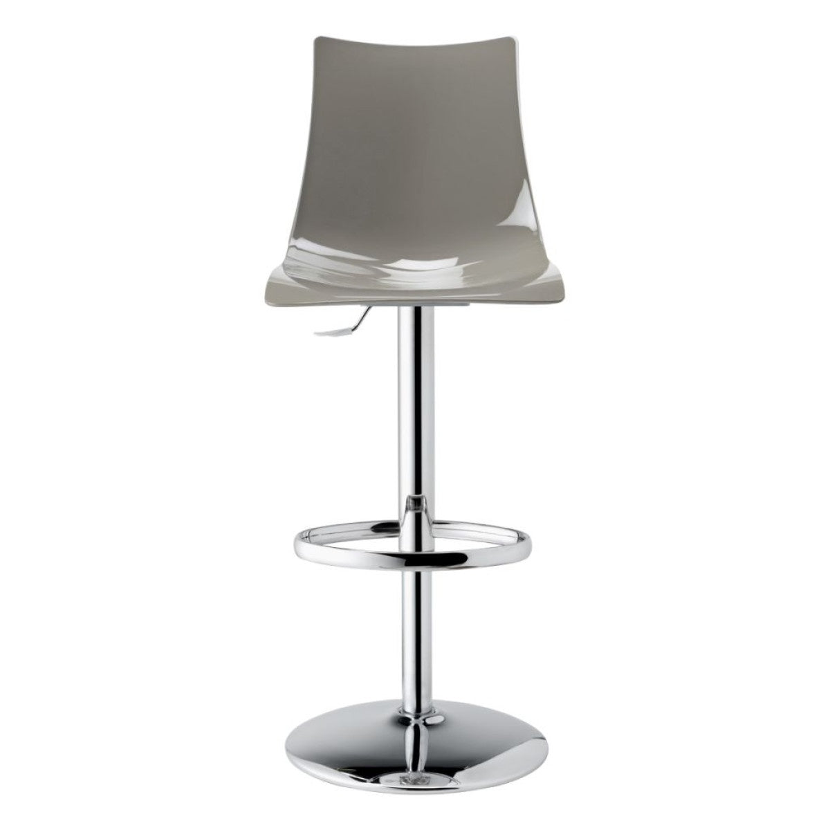 Zebra Up Antishock Revolving Barstool, Polycarbonate
