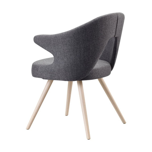SCAB Design Fabric Armchair You & Me, Bleached Beech, Indoor
