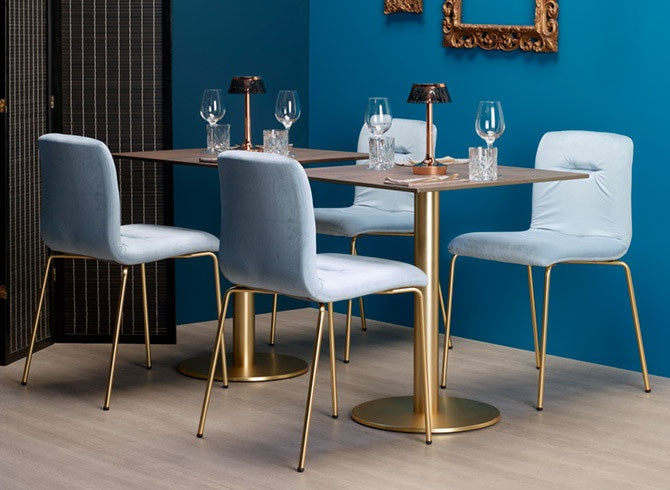 Alice Pop Upholstered Dining Chair, 4-Leg, 510 mm