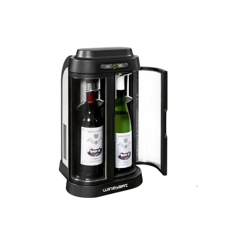 Dual-Zone Wine Chiller & Preserver, 2 Bottles