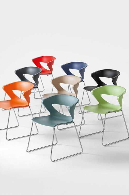 Kastel Stackable Chair Kicca, Polypropylene, 460 mm Seat