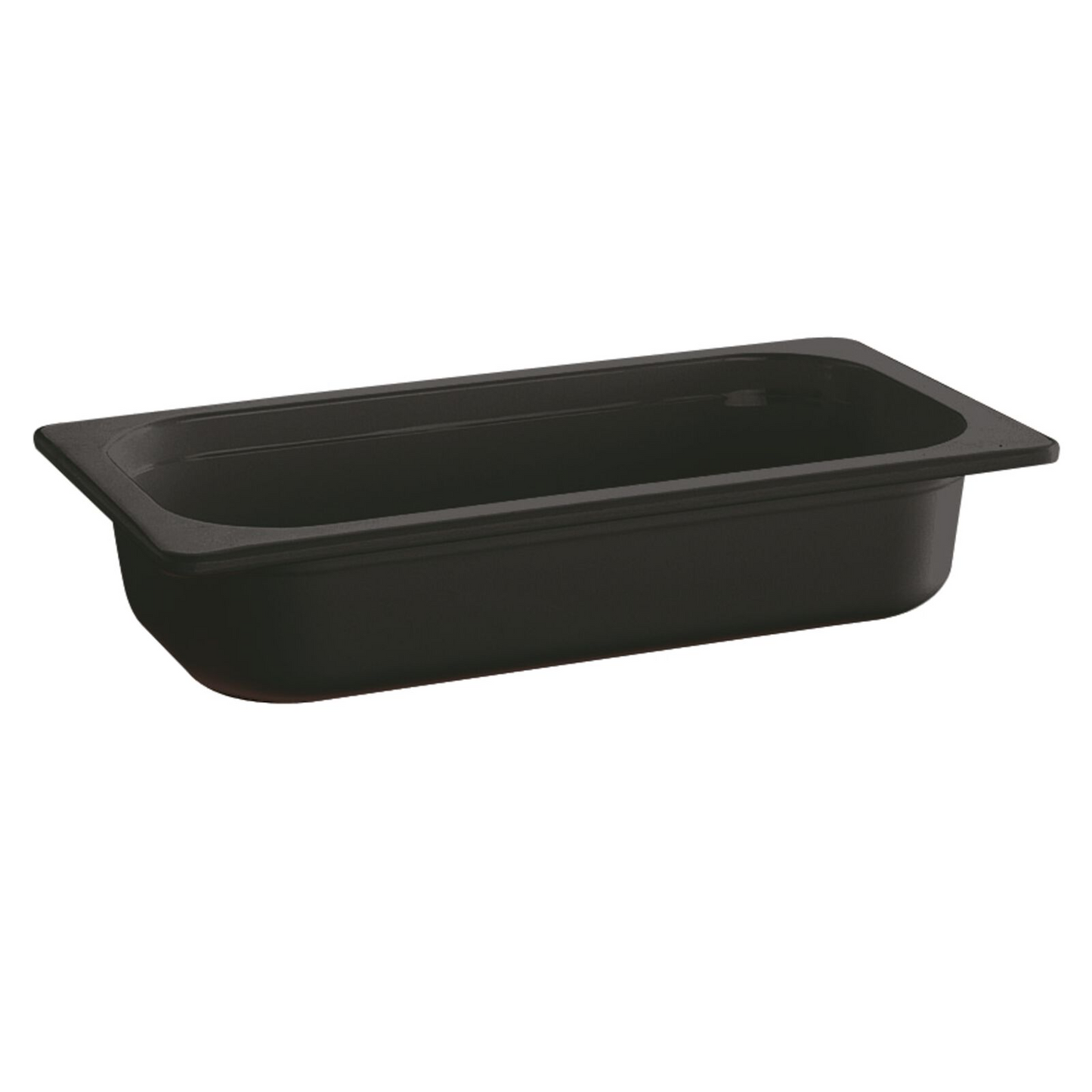 Melamine Gastronorm Container, GN 2/4, 65mm, Black