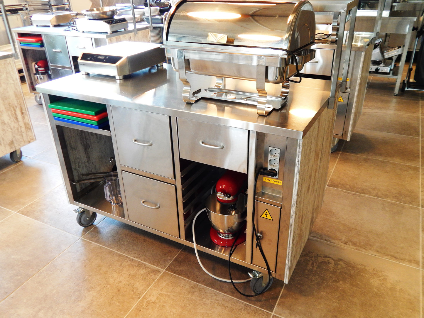 Tables for cook training in the educational institutions