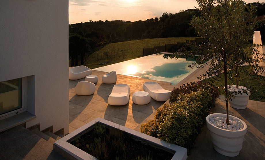 Gumball Outdoor Sun Lounger, 2060×830×420 mm