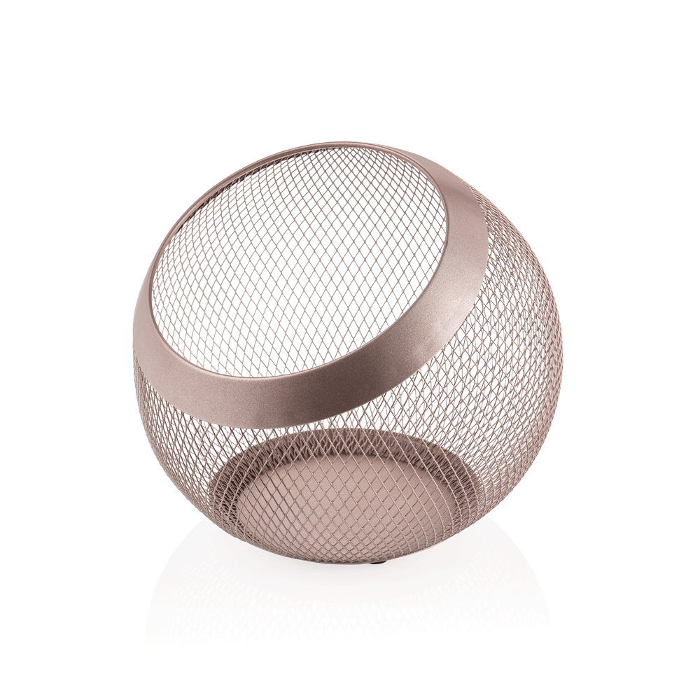 Was Round Display Basket, Rose Gold, Ø240 mm