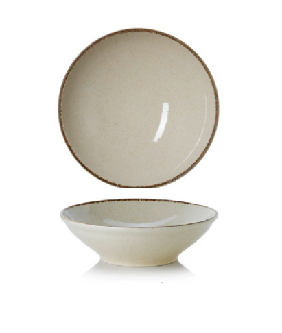 Smilla Sand Porcelain Bowl, Ø160mm