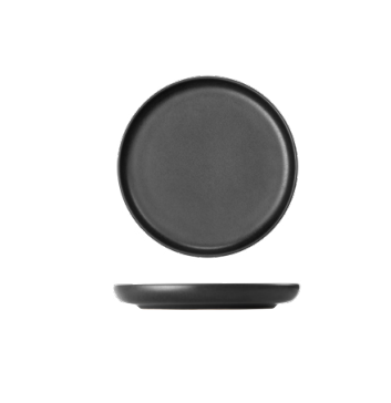 One Midnight Flat Plate, Stoneware, Ø17.5 cm