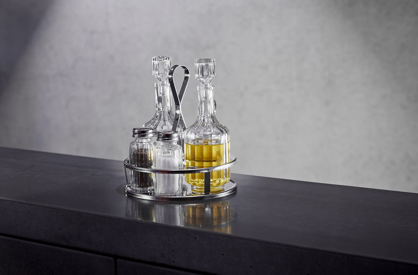 Was Cruet Menage 1480, 5-Piece, H170 mm