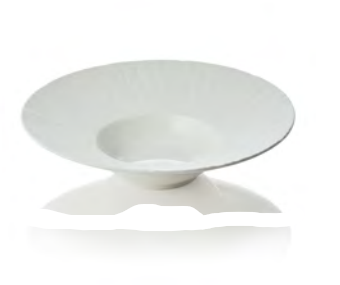 Maya Shiro Porcelain Pasta Plate, 270mm, Set of 2