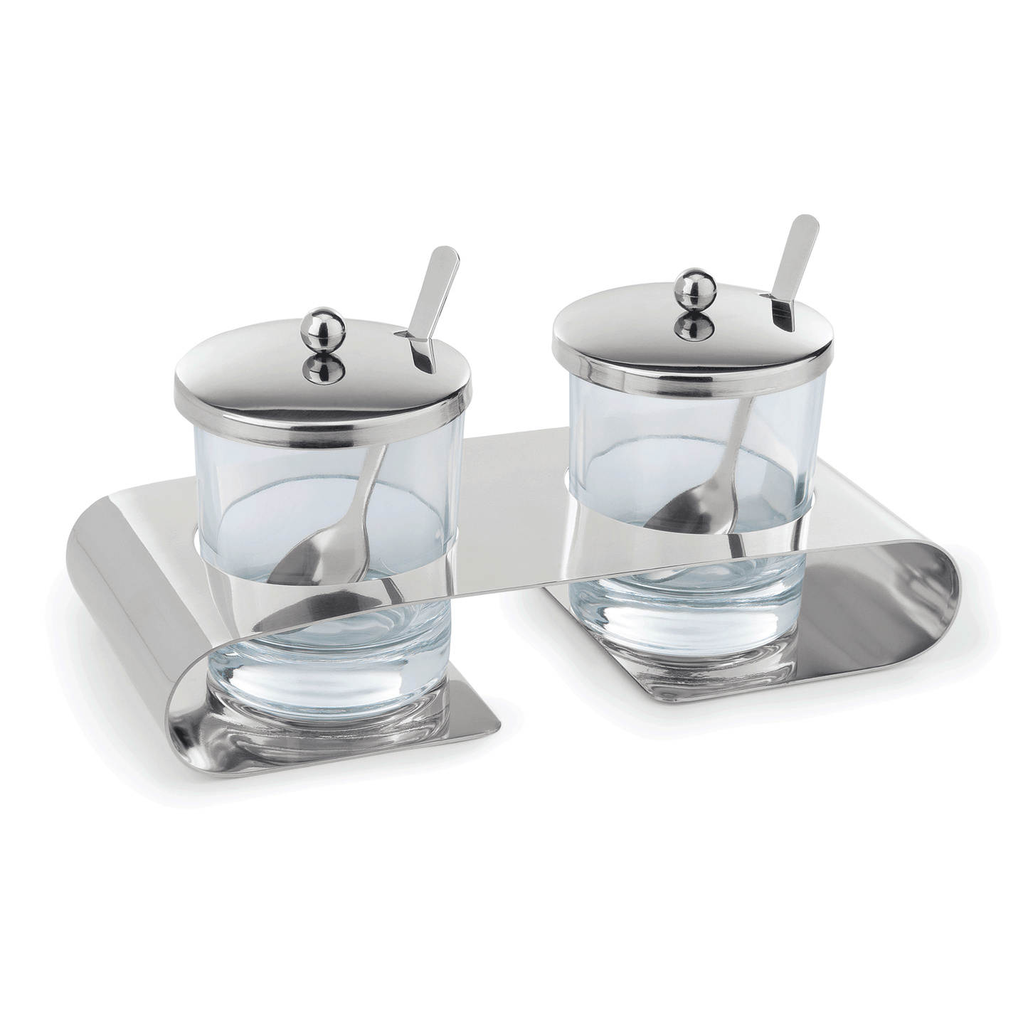 Was Cruet with 2 Stainless Steel Spoons, 245 x 100 mm
