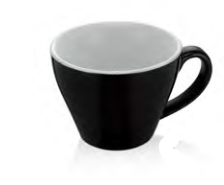 Italia Black Doppio Espresso Cup, 180 ml, 6 pcs