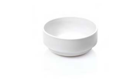 Italia White Porcelain Bowl Set, 120mm, 300ml, 6 pcs