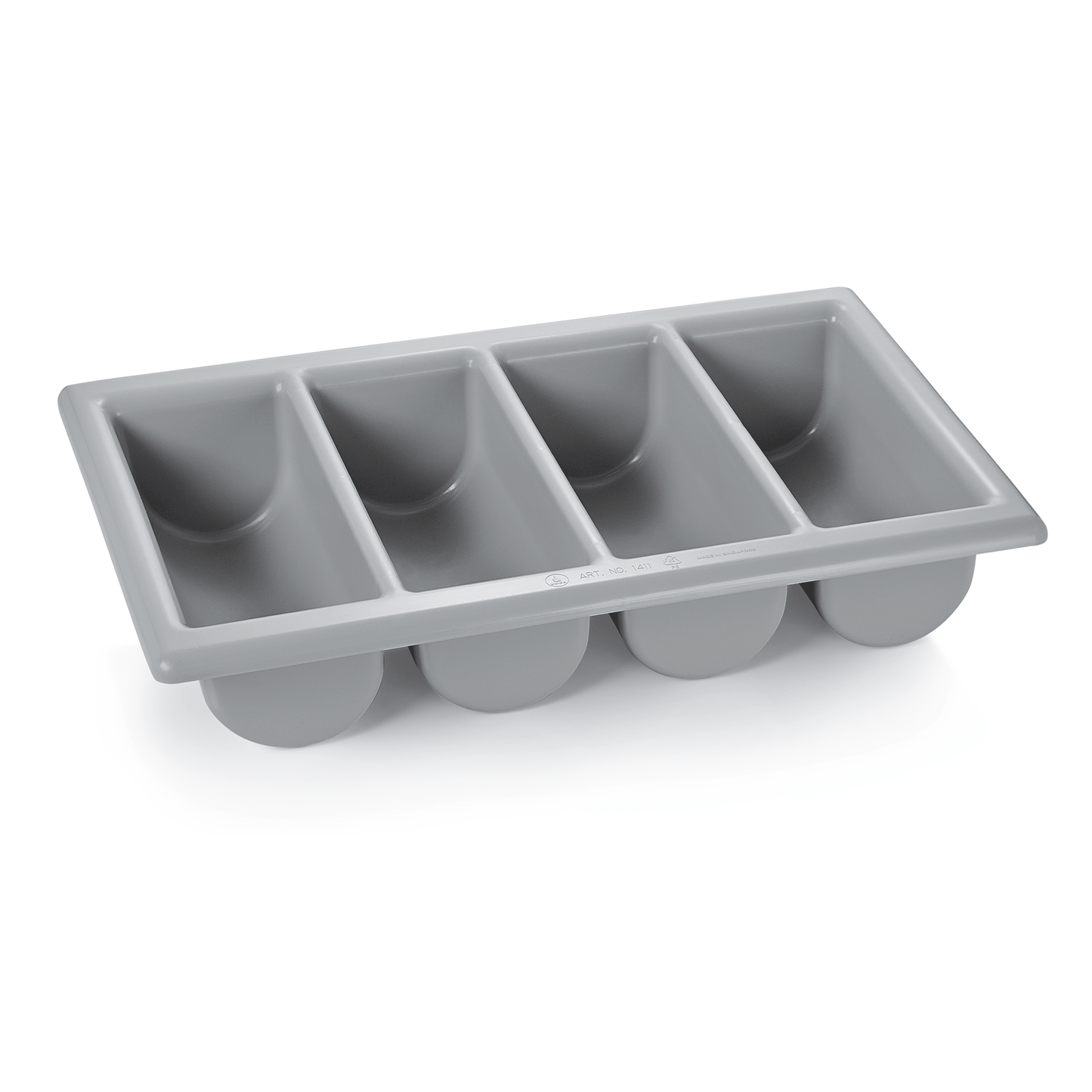 Was Cutlery Tray GN 1/1, Grey, 4 Divisions