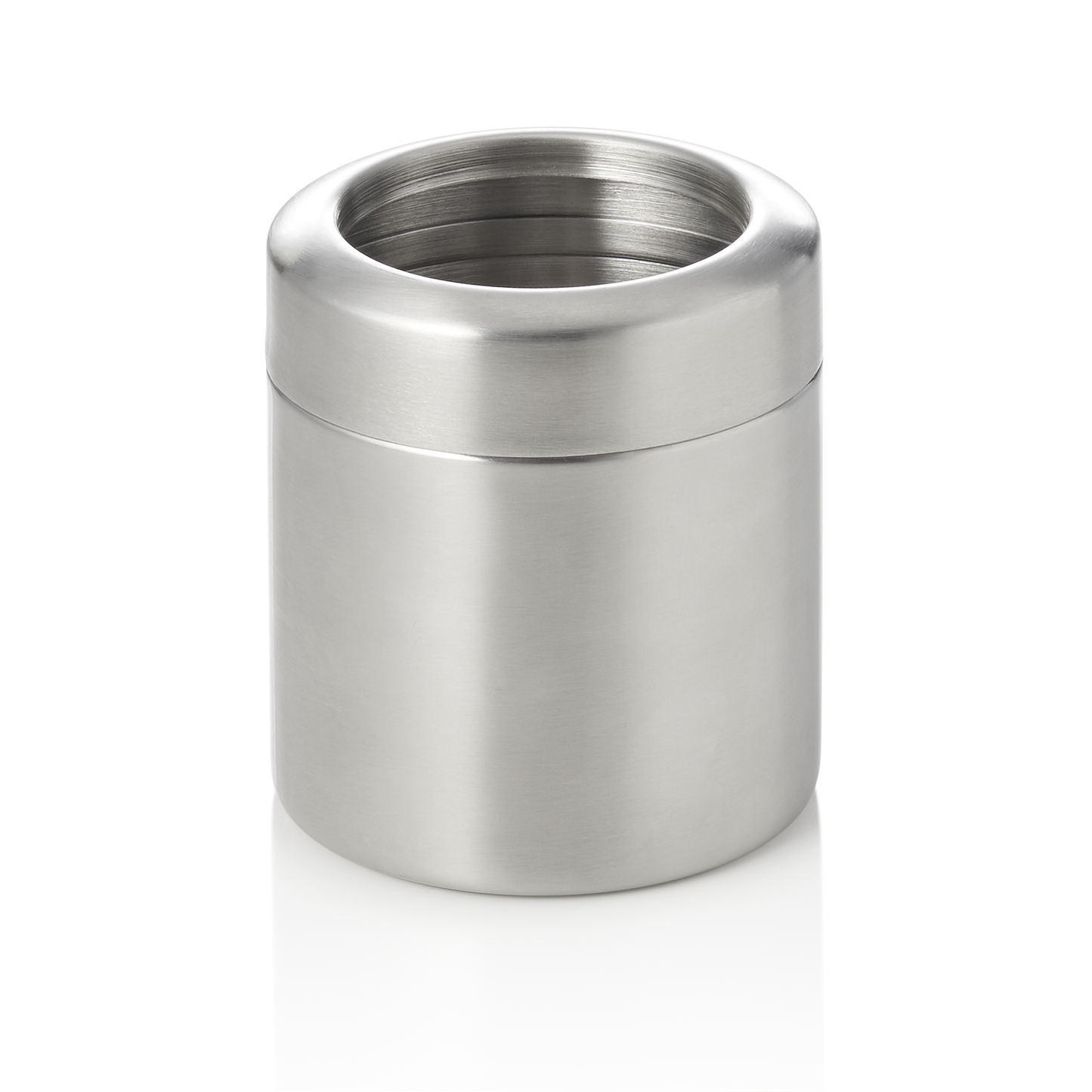 Was Table Waste Bin, Brushed Steel, Ø100 mm