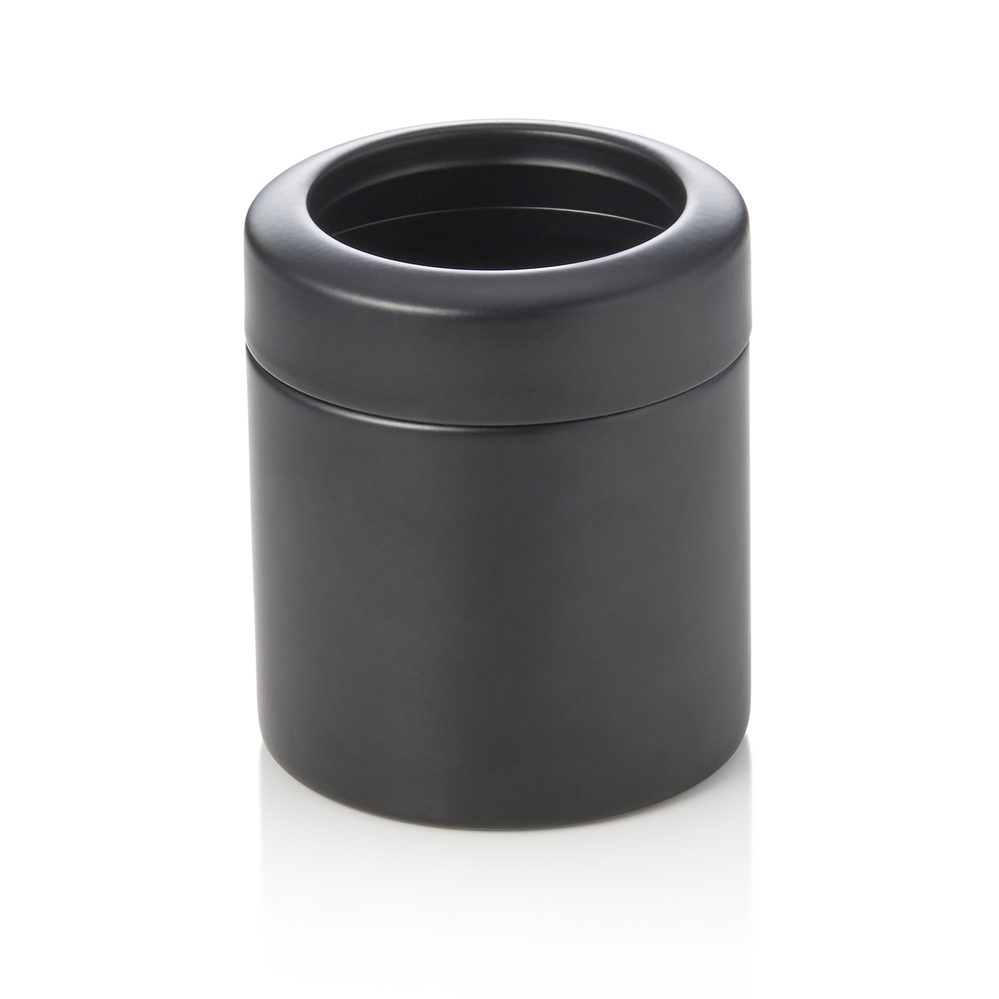 Was Table Waste Bin, Black Powder-Coated, Ø100 mm