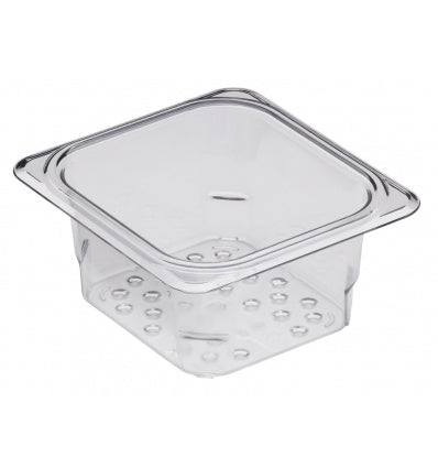 Camwear GN 1/6 Colander Pan, Clear, 127 mm