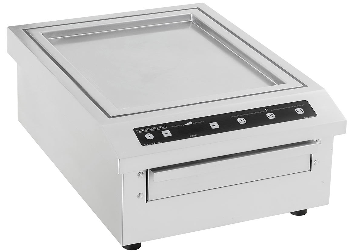 Induction Griddle, Single Zone, 3 kW, 30–250 °C