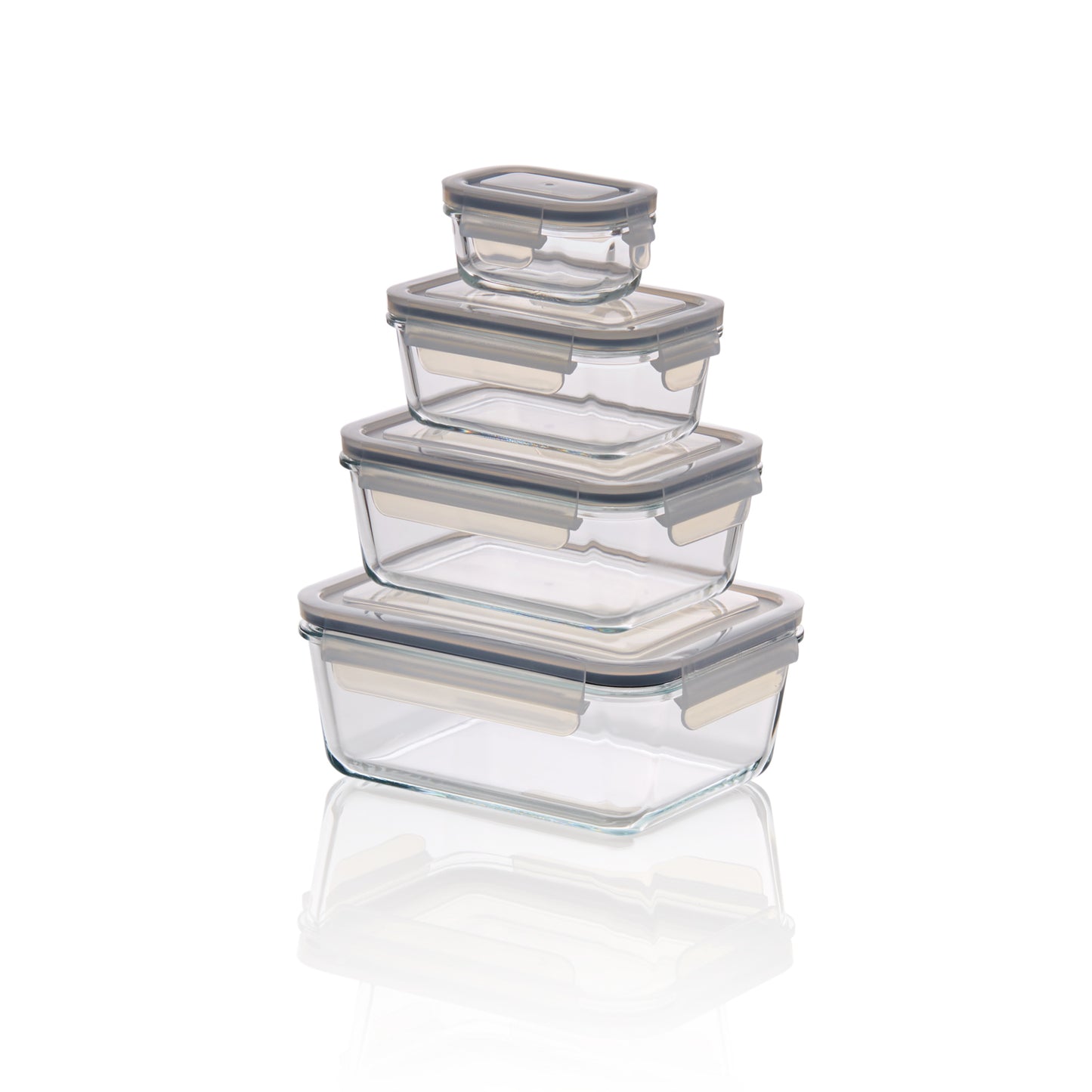 Was Borosilicate Glass Storage Container Set, Set of 4