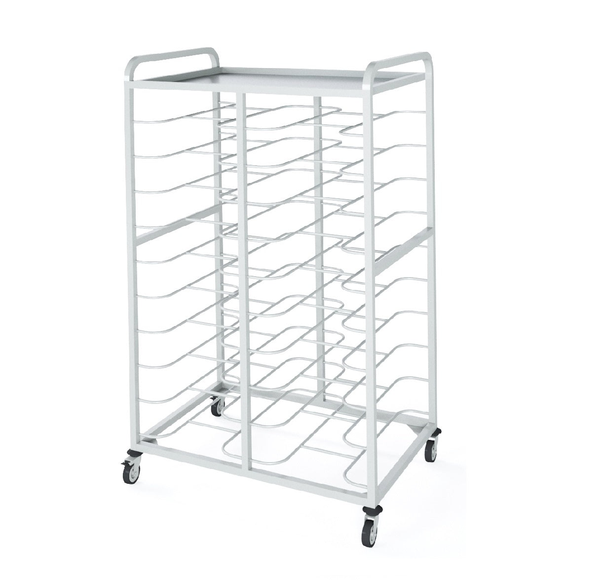 Universal trolley for gastronorms