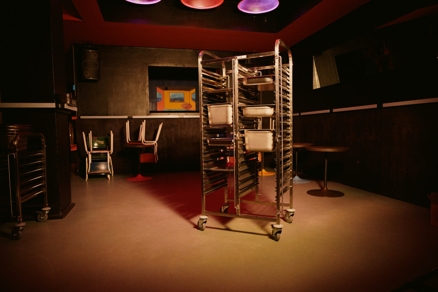 Was Shelf Trolley Cantina GN 1/1, 30 Containers