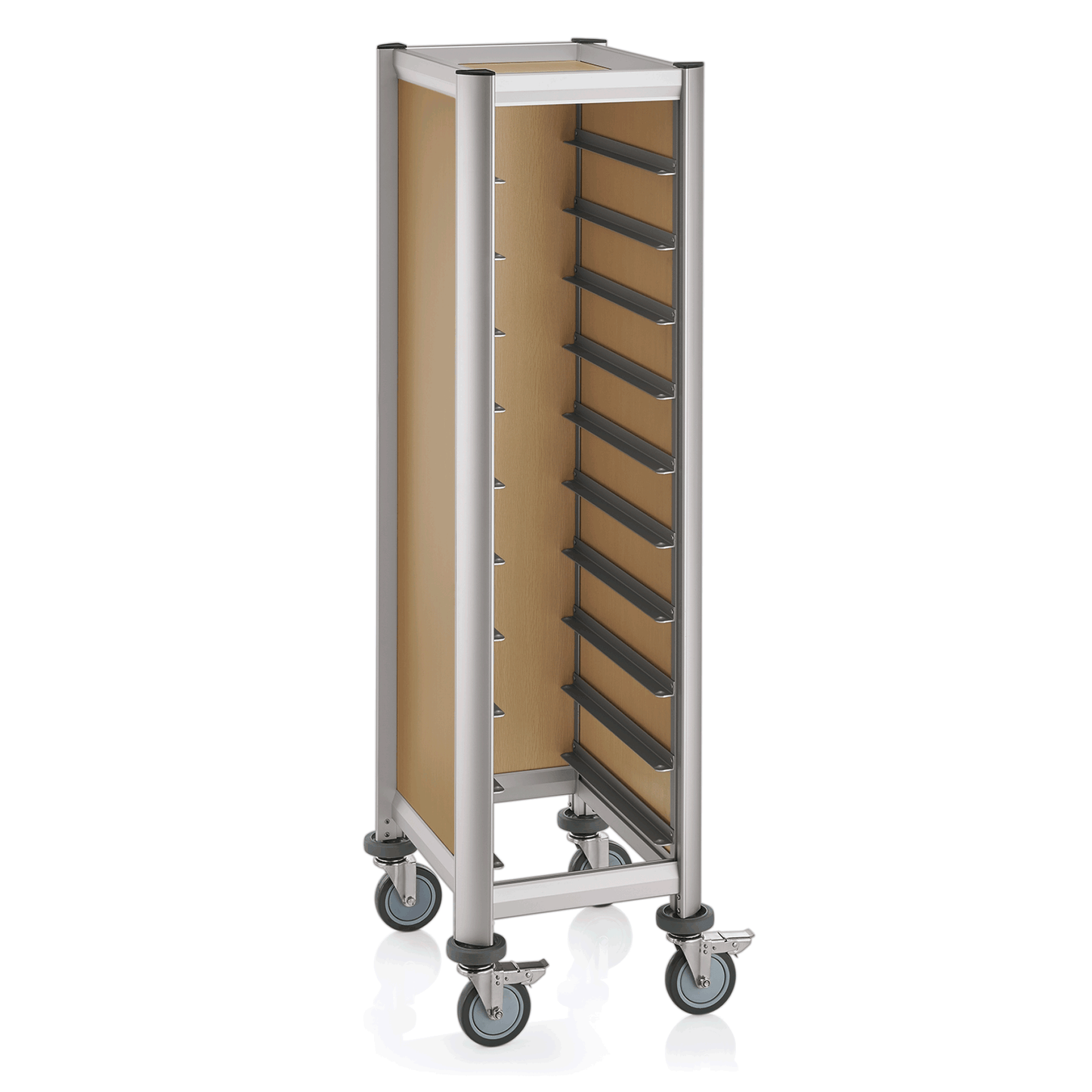 Was Tray Trolley Single Mensa, GN 1/1, Beige, 10 Trays