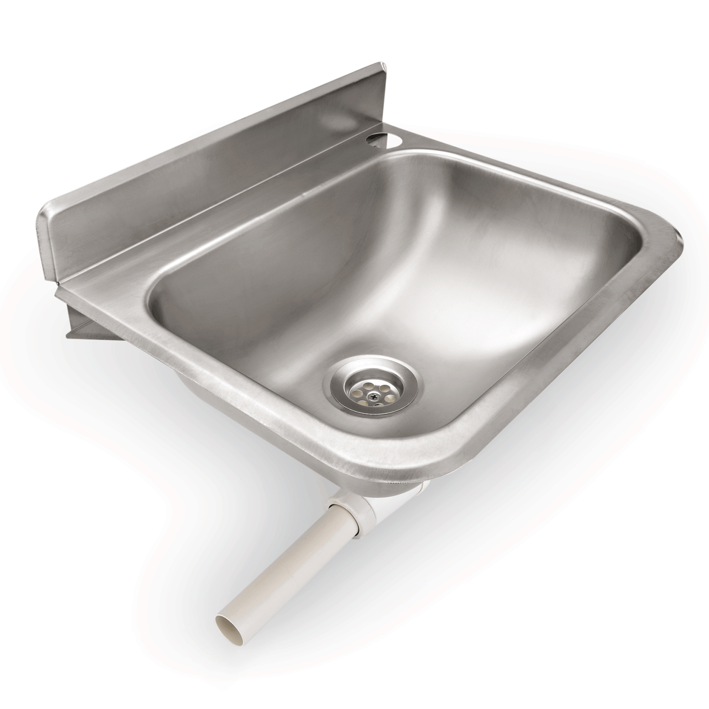 Was Wall-Mounted Hand Basin, 378×314×190 mm, Stainless Steel