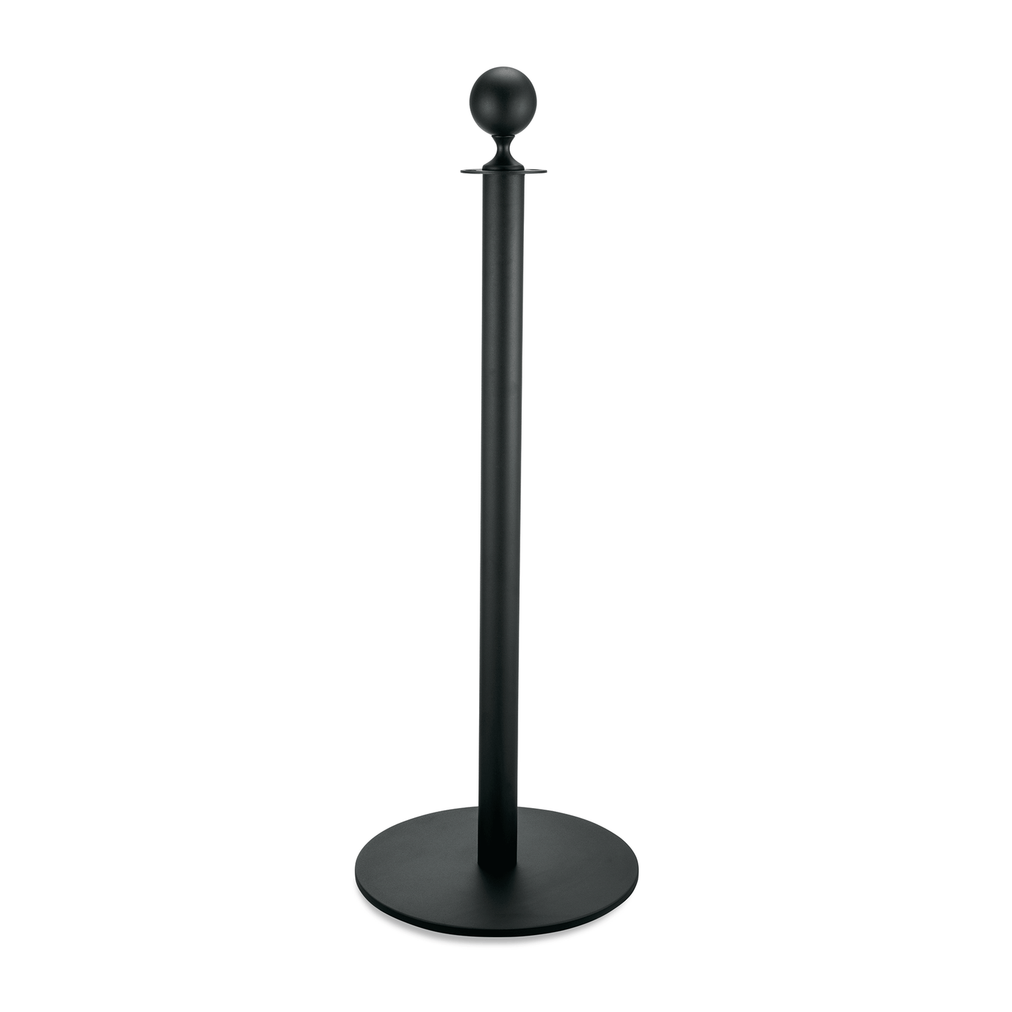 Was Barrier Post Ball Set Classic, Black, Set of 2
