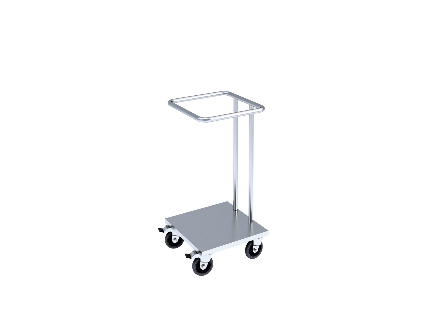 Trolley for plastics garbage bags