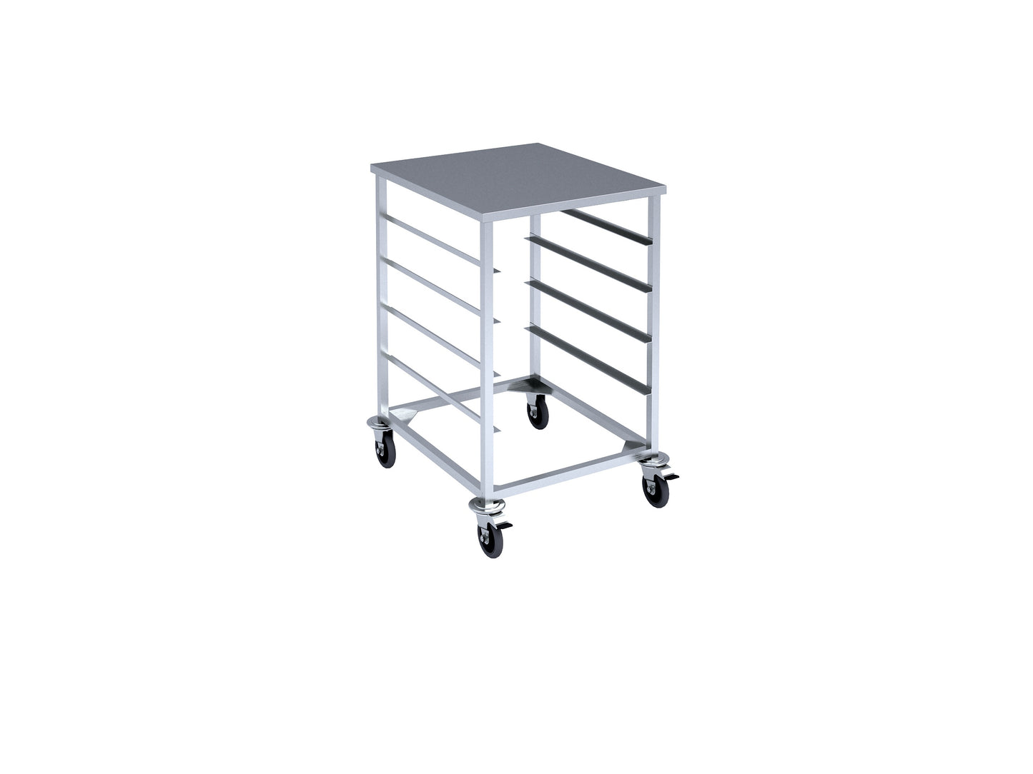 Trolley for trays