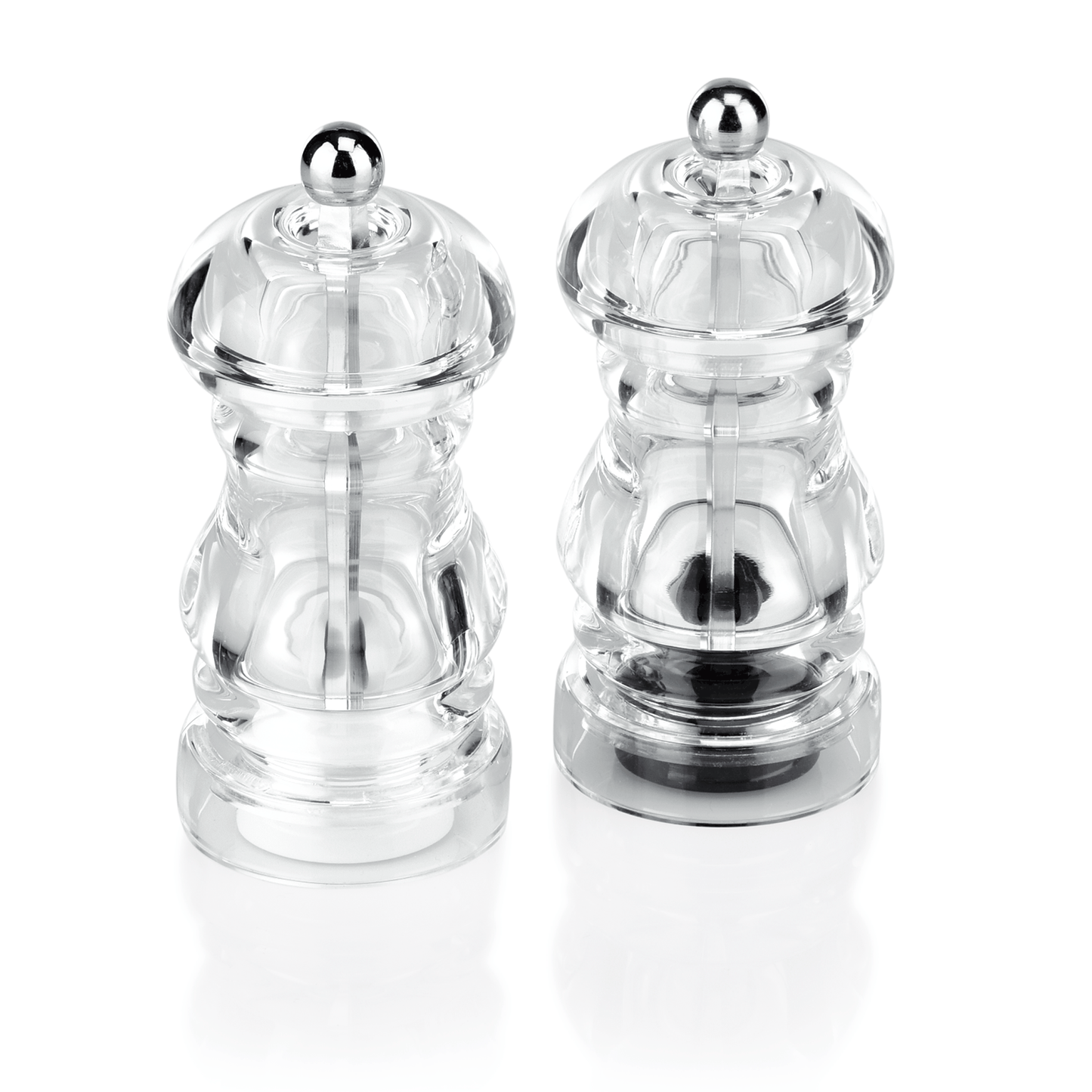 Was Salt & Pepper Mill Set, Acrylic, Ø55 mm