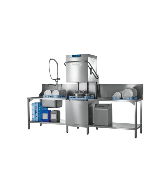 Hood Dishwasher, Heat Recovery, 60 Racks/h, 7.1 kW