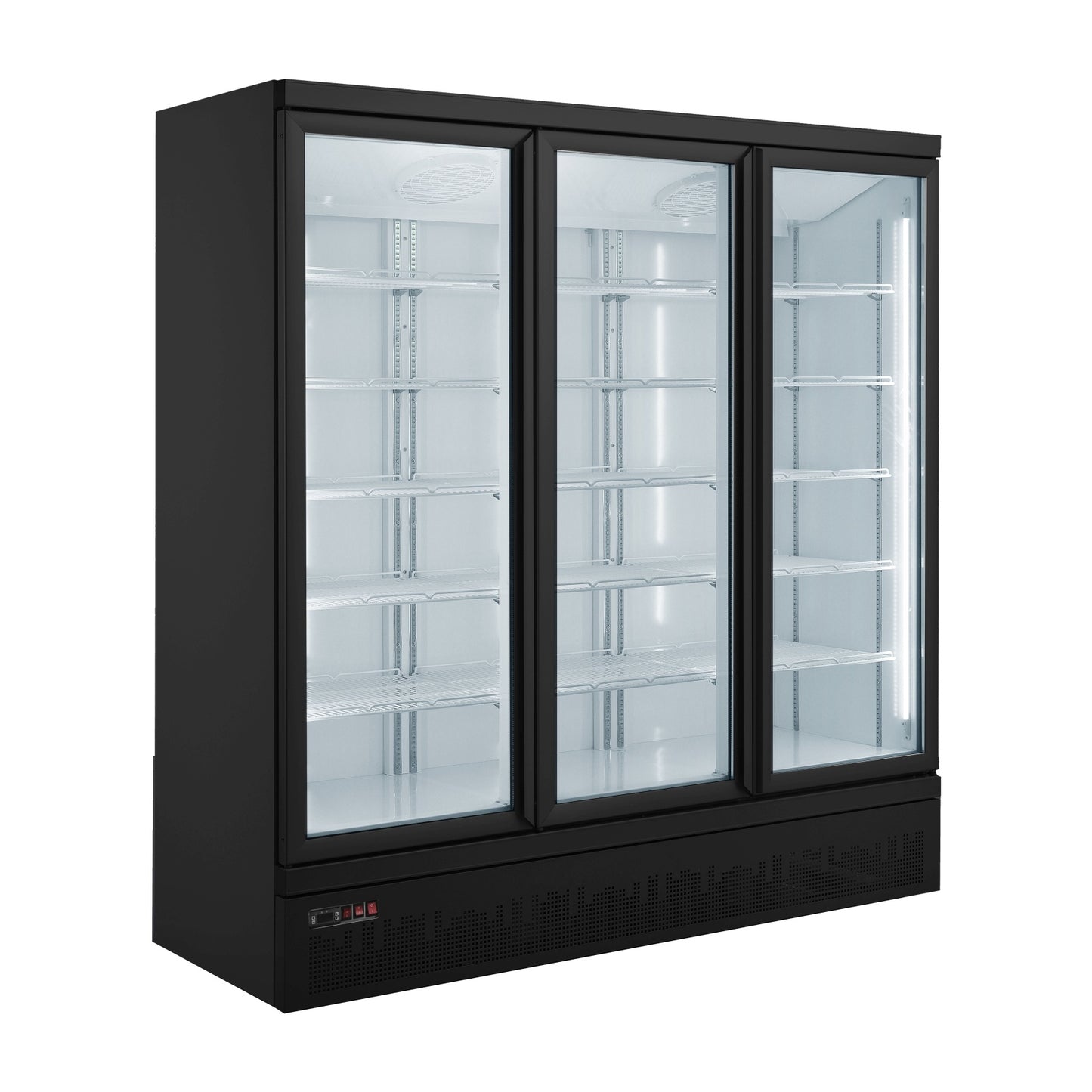 Beverage Refrigerator, 3 Glass Doors, 1246 L, 1°/10°C