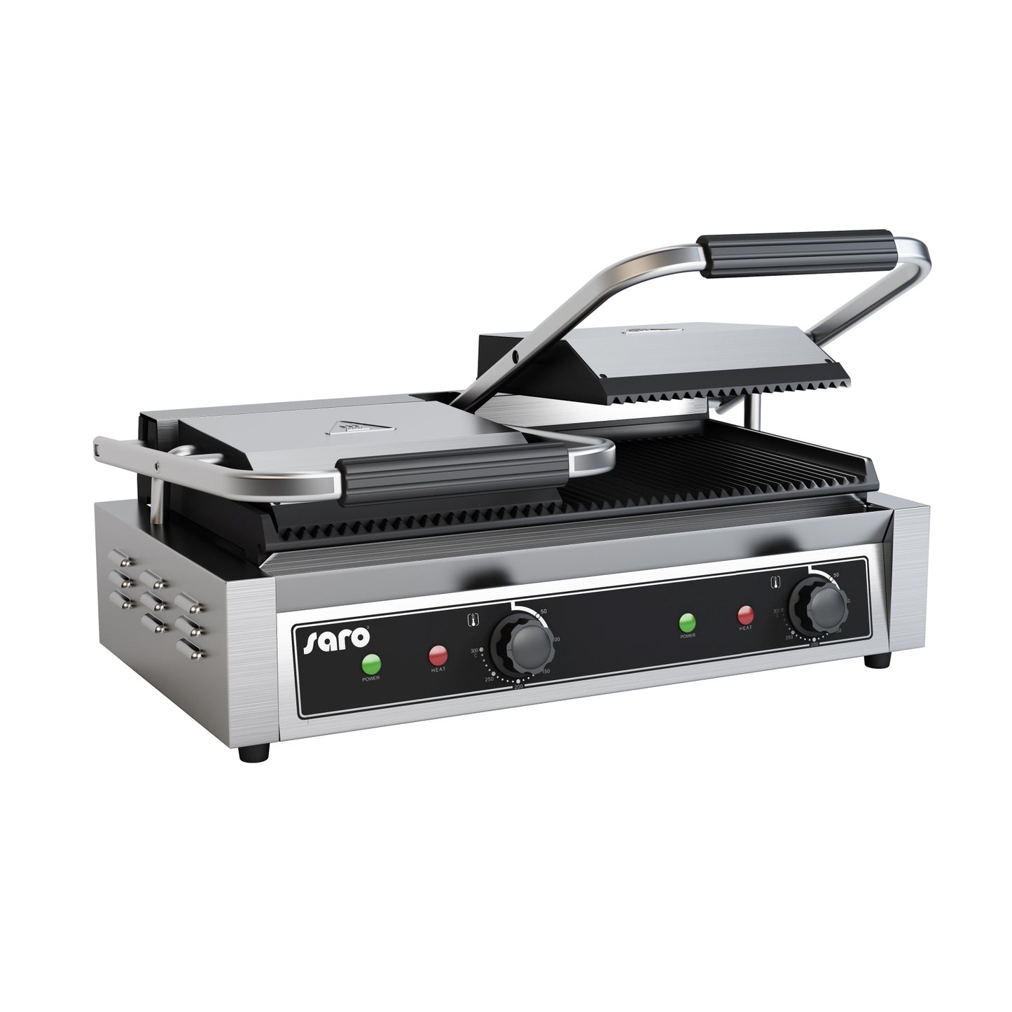 Electric Contact Grill, 2 Zones, 3.6 kW, 50-300°C