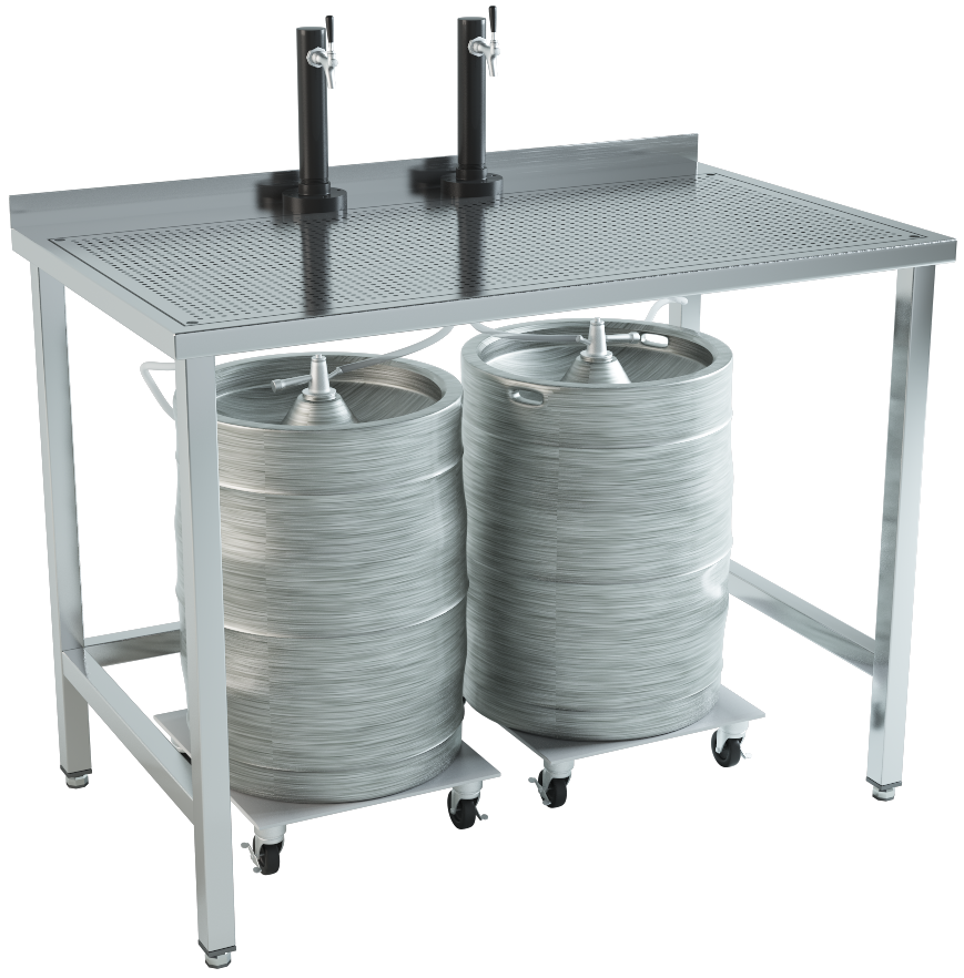 Perforated working surface