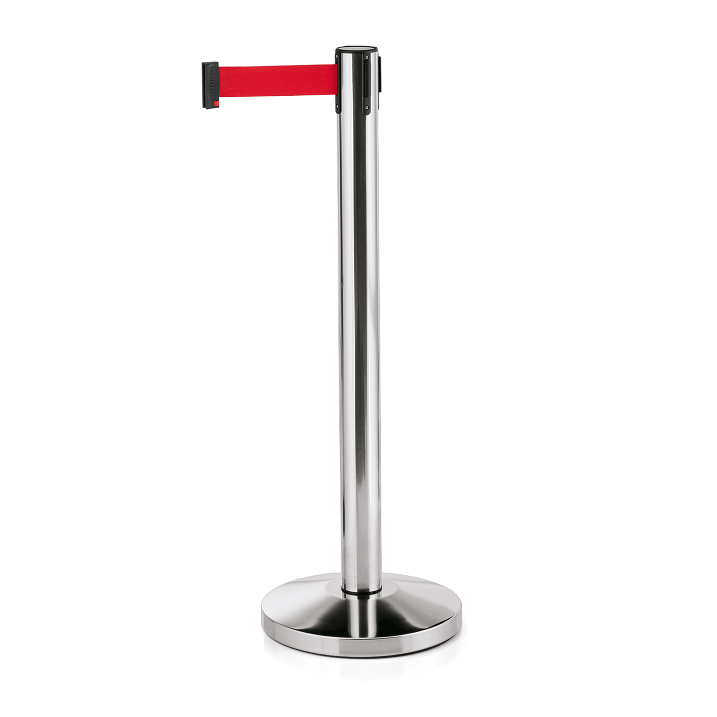 Was Barrier Post Set Lightflex, Polished, Red Webbing, Set of 2