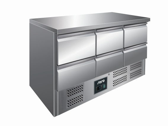 Refrigerated Working Table, 3 Doors, 251 L, +2/+8°C