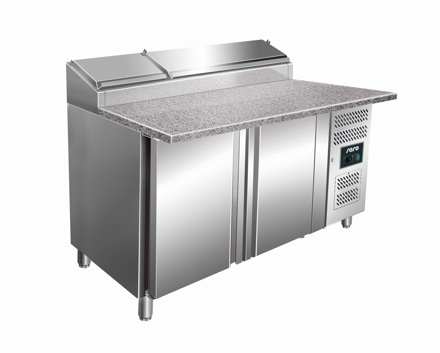 Pizza Prep Counter, GN 1/3, +2/+8°C, Granite Top