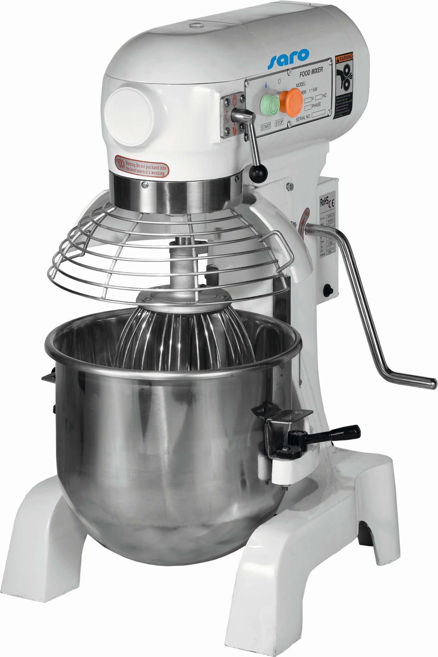Planetary Mixer, Tabletop, 20 L, 3-Speed, 1.1 kW
