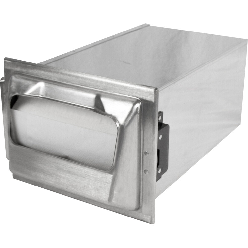 In-Counter Napkin Dispenser, 450 pcs, Stainless
